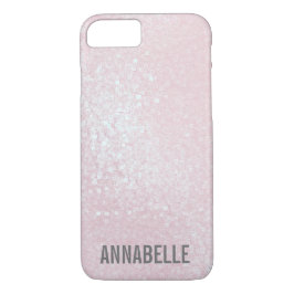 Girly chic glänzend hellrosa personalisiert Case-Mate iPhone hülle