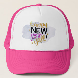 Girly Chic Happy New Year Ya'll! Silvester Truckerkappe