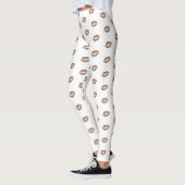 Girly Chic-Imitat-GoldGlitzer-Lippenmuster Leggings (Links)