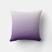 Girly Chic minimalist ombre lilavene lila Kissen (Rückseite)