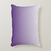 Girly Chic minimalist ombre lilavene lila Zierkissen (Vorderseite(Vertikal))