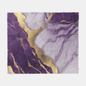 Girly Chic Minimalistisch skandinavischer Lila Mar Fleecedecke (Vorderseite (Horizontal))