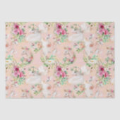 Girly Chic Modern Watercolor Seidenpapier (Vorderseite)