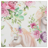 Girly Chic Modern Watercolor Stoff (Muster)