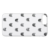 Girly Chic-niedliches Katzen-Muster Case-Mate iPhone Hülle (Rückseite (Horizontal))