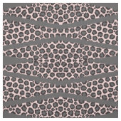 Girly Chic Pink Black Gray Leopard Cheetah Print Stoff (Muster)