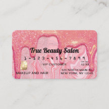 Girly Chic Pink Glitzer Marmorskulptur Tropfen Cre