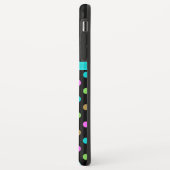 Girly Chic Polka Dots Monogram Case-Mate iPhone Hülle (Hinten/Links)