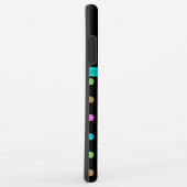 Girly Chic Polka Dots Monogram Case-Mate iPhone Hülle (Hinten/Rechts)