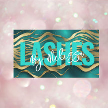 Girly Chic Typografy Beauty Makeup Artist Lashes