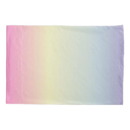 Girly chic unicorn pink purple pastbow kissenbezug (Rückseite-Links)