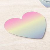 Girly chic unicorn pink purple pastbow untersetzer (angewinkelt)