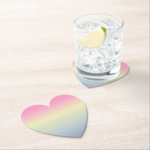 Girly chic unicorn pink purple pastbow untersetzer