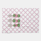 Girly Chinoiserie Ginger Jar Jars Topiary Basket Geschirrtuch (Horizontal)