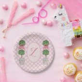 Girly Chinoiserie Ginger Jar Jars Topiary Pappteller (Party)