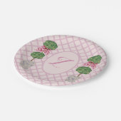 Girly Chinoiserie Ginger Jar Jars Topiary Pappteller (Schrägansicht)