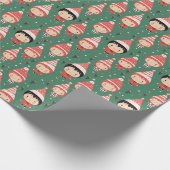 Girly Christmas Geschenkpapier (Ecke)