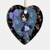 Girly Christmas Keramik Ornament (Rechts)