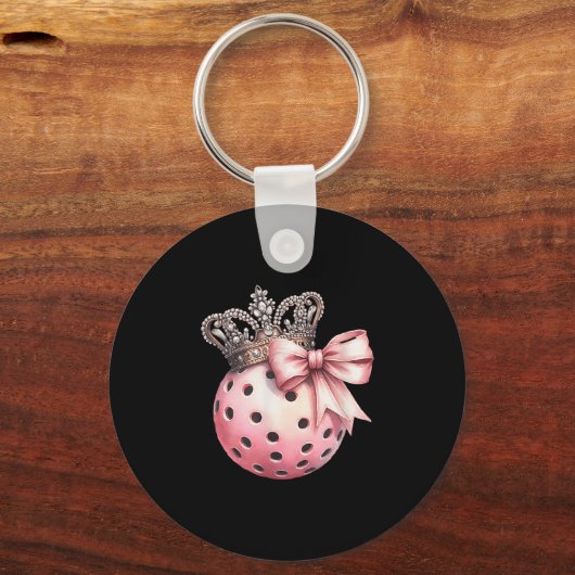 Girly Ckleball Princess Queen Crown für Frauen Schlüsselanhänger (Vorderseite)
