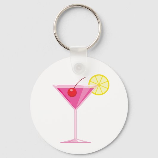 Girly Cocktail Schlüsselanhänger (Vorderseite)