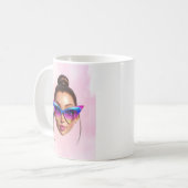 Girly Coffee Tasse (Vorderseite Links)