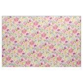 Girly Colorful Blooming Chic Pink Floral Muster Stoff (Fat Quarter (45,7 x 55,9 cm))