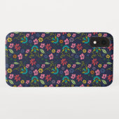 Girly Colorful Boho Spring Blumen Case-Mate iPhone Hülle (Rückseite (Horizontal))
