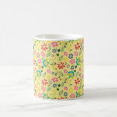 Girly Colorful Boho Spring Blumen Kaffeetasse (Mittel)