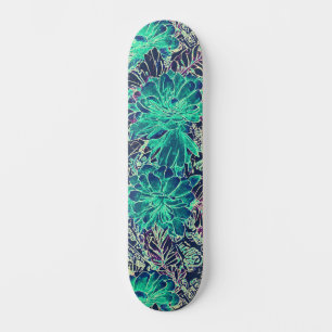 Girly Colorful Floral Urban Street Art Inspiriert Skateboard