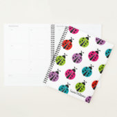 Girly Colorful Ladybug Personalisiert Planer (Anzeige)