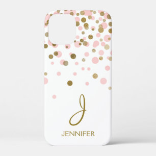Girly Confetti Monogram Case-Mate iPhone Hülle