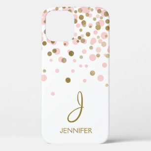 Girly Confetti Monogram Case-Mate iPhone Hülle