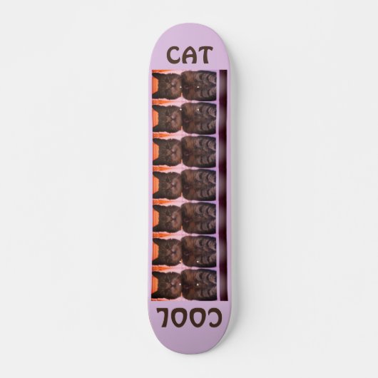 Girly Cool Cat Skateboard (Vorne)