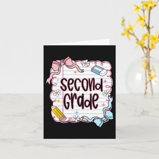 Girly Coquette 2. Klasse zurück zur zweiten Gra Karte (Gelbe Blume)