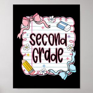 Girly Coquette Zweite Klasse Zurück zur Schule 2. Poster