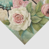 Girly Cotattcore Floral Collage Seidenpapier (Ausschnitt)