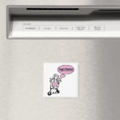 Girly Cue Magnet (In Situ (Geschirrspüler))