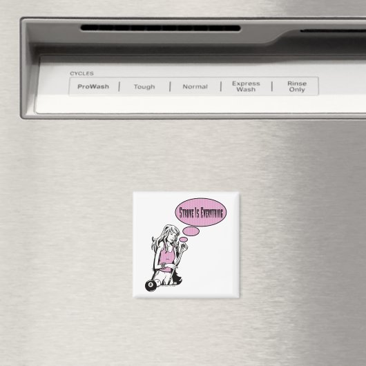 Girly Cue Magnet (In Situ (Geschirrspüler))