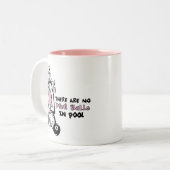 Girly Cue Zweifarbige Tasse (Vorderseite Links)