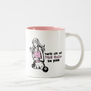 Girly Cue Zweifarbige Tasse