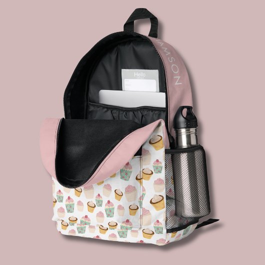 Girly Cupcake Bedruckter Rucksack