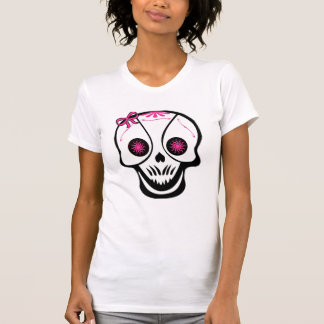 Girly das T-Shirt Bogen der zerstörten Frauen des
