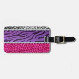 Girly Diamant-Tierdruck Gepäckanhänger