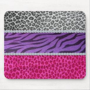 Girly Diamant-Tierdruck Mousepad