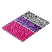 Girly Diamant-Tierdruck Notizblock (Linke Seite)