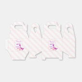 Girly Dinosaur Pink Danke Party Geschenkschachtel (Ungefaltet)