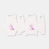 Girly Dinosaur Pink Geburtstagsparty Geschenkschachtel (Ungefaltet)