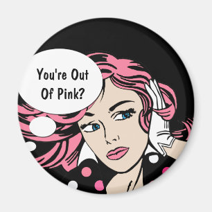 Girly Diva-Magneten Magnet