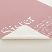 Girly Dusty Rose Rosa Fun Sister Definition Sherpadecke (3/4)