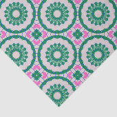 Girly Elegante farbenfrohe Mosaikmuster Seidenpapier (Ausschnitt)